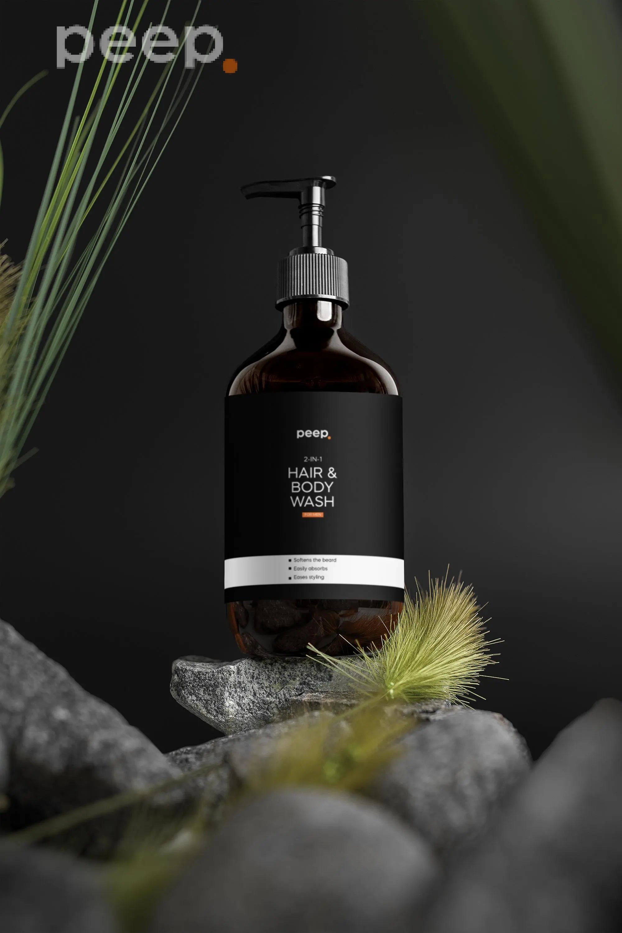 2-in-1 Hair and Body Wash for men